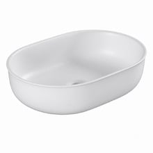 Bronte 500mm Pill Ceramic Above Counter Basin